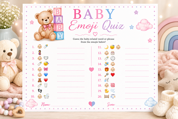 Emoji Quiz Game packs of 10-£5.99