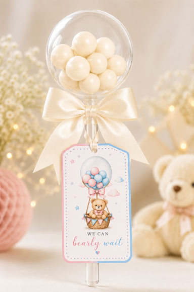 Baby Shower Rattle Favour with Chocolates £4.00