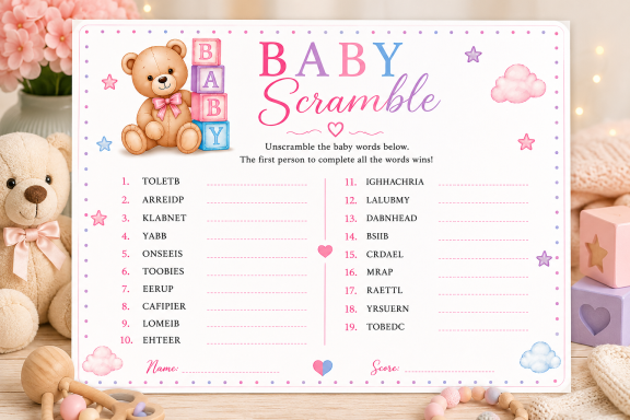 Baby Scramble Game packs of 10-£5.99
