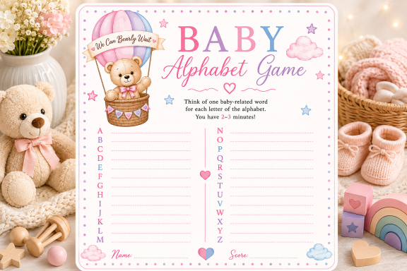Alphabet Game Packs of 10-£5.99
